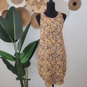 Pink Republic floral a-line women dress - M